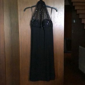 Jessica Howard black halter dress